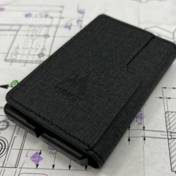 Tactical Minimalist Wallet for Men, Slim RFID-Blocking Metal Card Holder - Picture 1 of 6